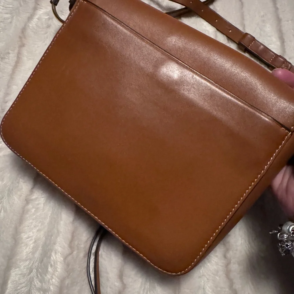 Tory Burch Brown Leather Crossbody Bag - Picture 6 of 12